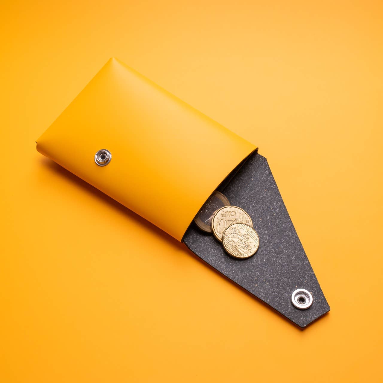 Wallet - Yellow Eclipse - Recycled Leather | LEMUR