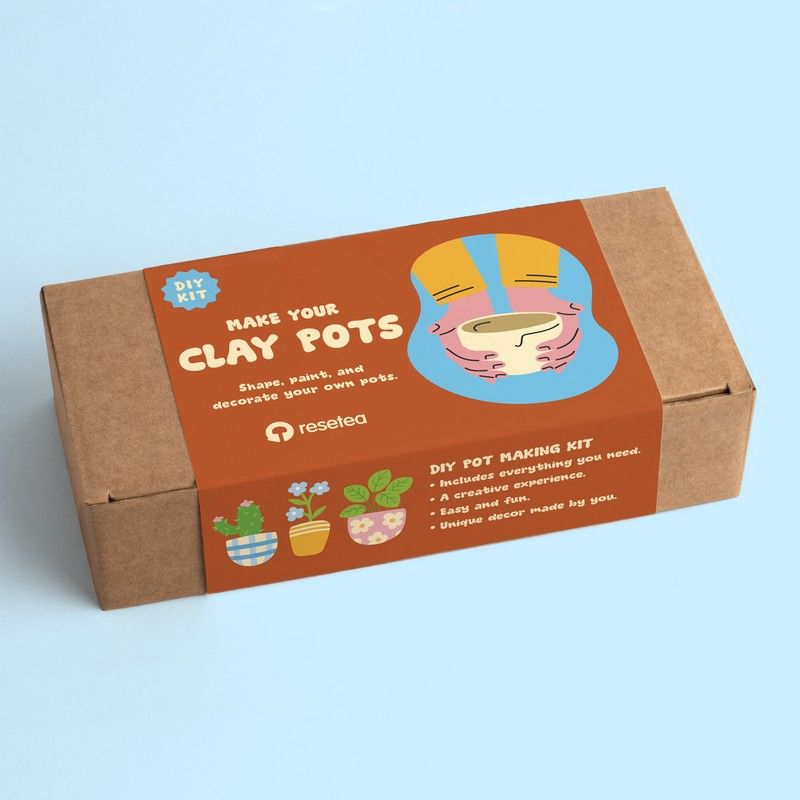 DIY Make your clay pots | Resetea