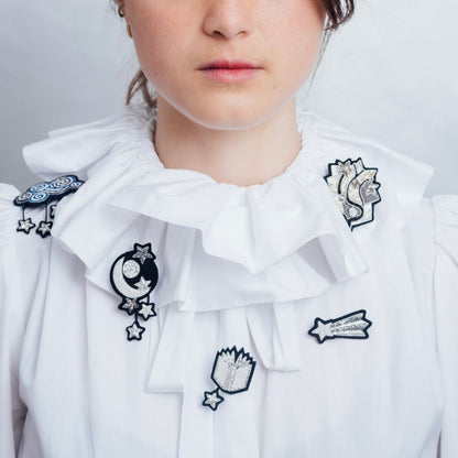Broche - Silver Shooting Star | Macon et Lesquoy