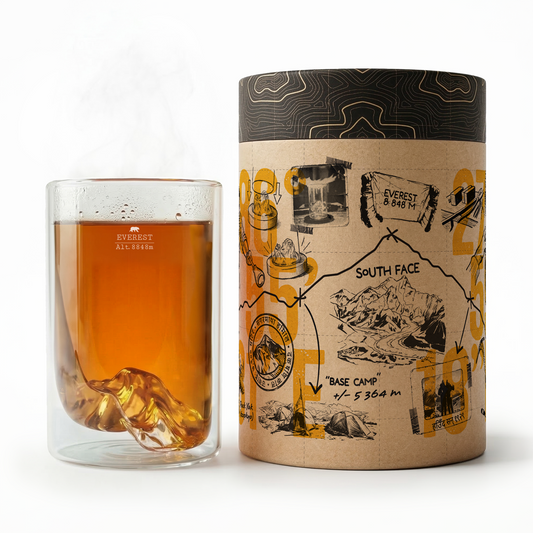 Topographic Double-Wall Glass - Mount Everest | Alaskan Maker