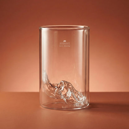Topographic Double-Wall Glass - Mount Everest | Alaskan Maker