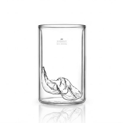 Topographic Double-Wall Glass - Mount Everest | Alaskan Maker