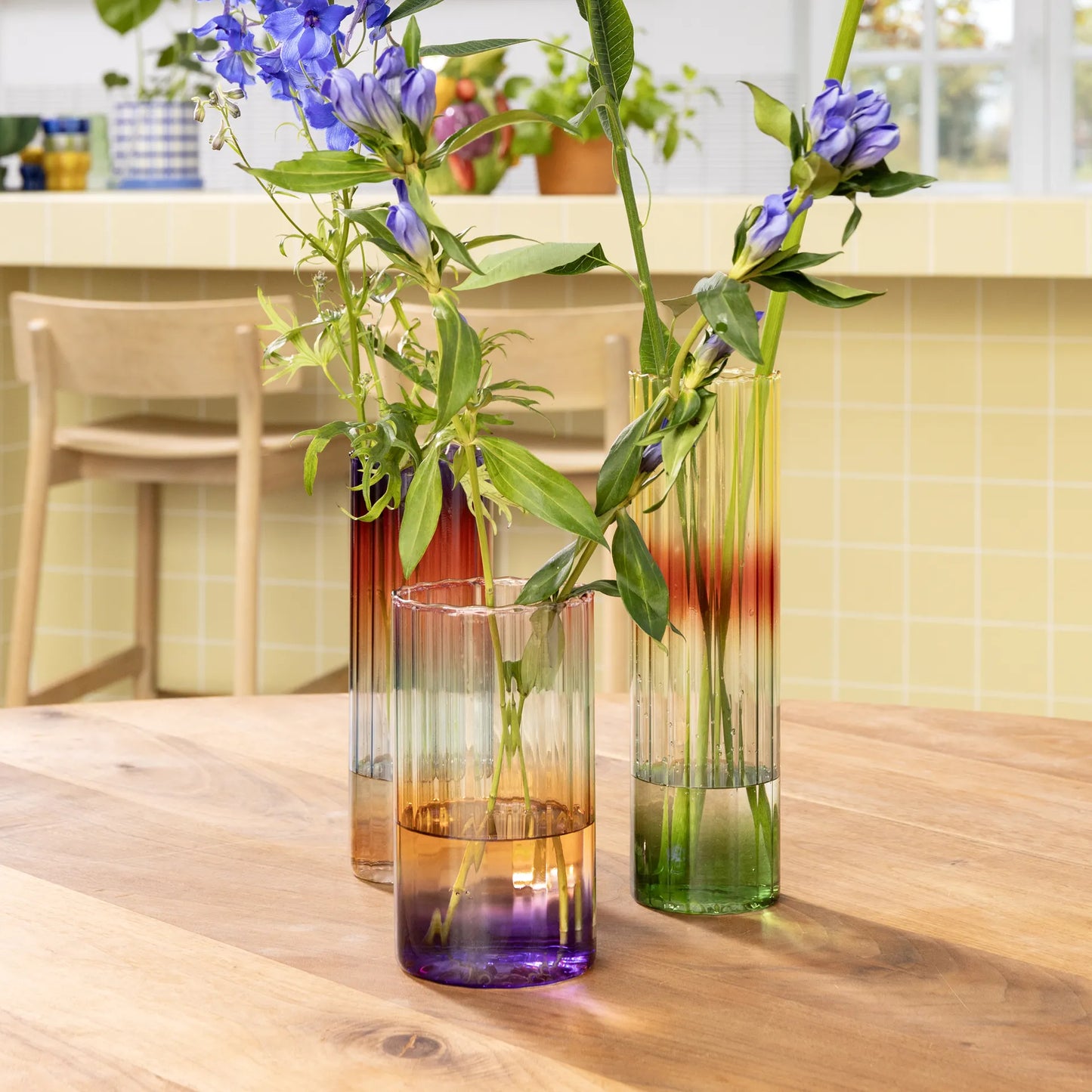 Vase Gradient - evening wide | &Klevering - de inKijk