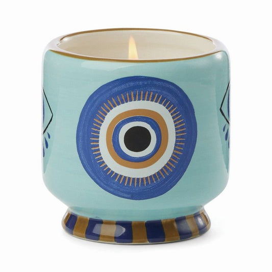 Ceramic candle eye 8 oz - incense & smoke | Paddywax