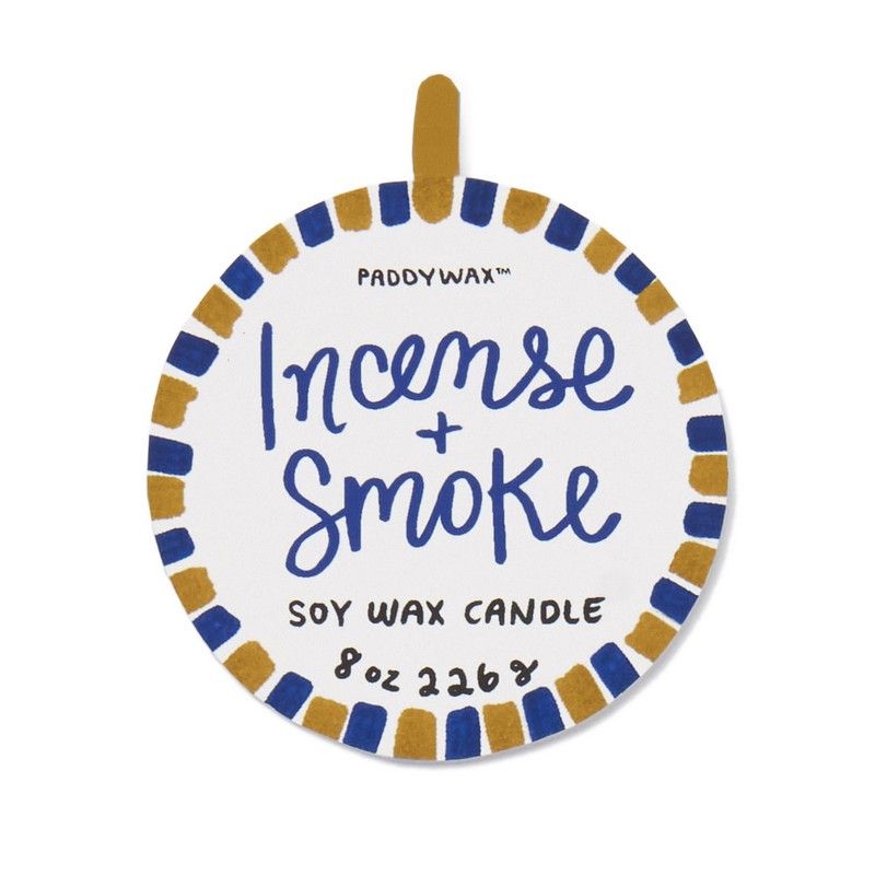 Ceramic candle eye 8 oz - incense & smoke | Paddywax - de inKijk