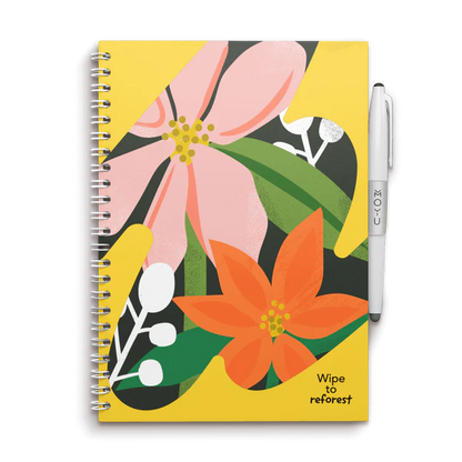 Erasable notebook A5 - Flower vibes | Moyu - de inKijk