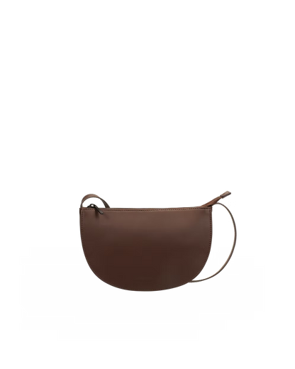 Farou half moon bag - dark wood | Monk & Anna