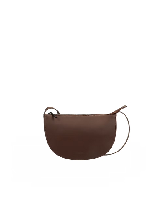Farou half moon bag - dark wood | Monk & Anna