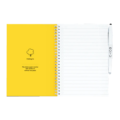 Erasable notebook A5 - Flower vibes | Moyu - de inKijk