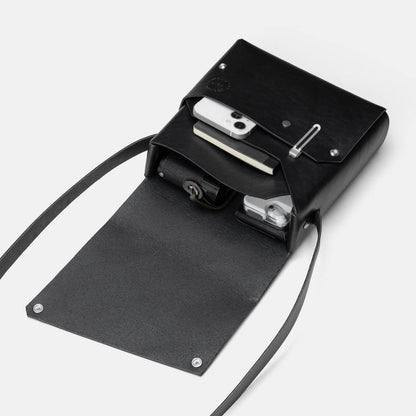M Bag - Black - Full-grain Leather | LEMUR