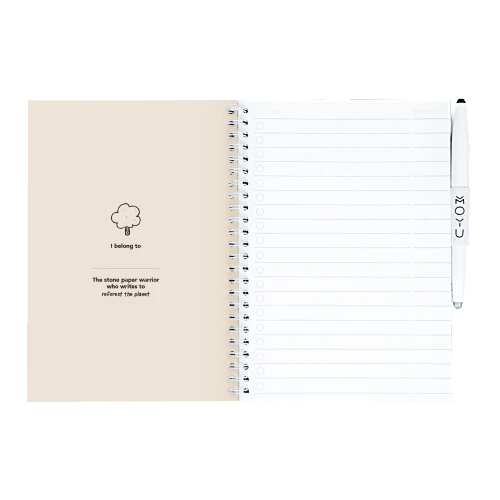 Erasable notebook A5 - Flamingo desert | Moyu