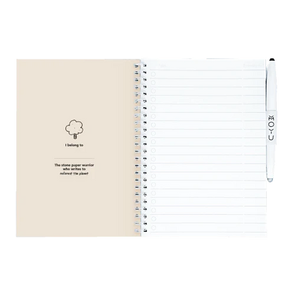 Erasable notebook A5 - Flamingo desert | Moyu - de inKijk