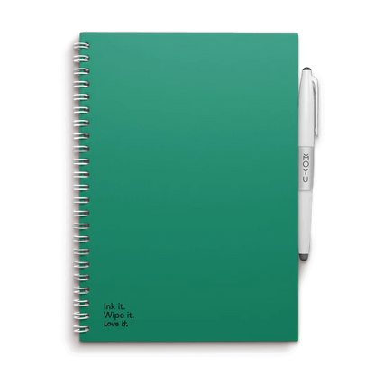 Erasable notebook A5 - Forest green | Moyu - de inKijk