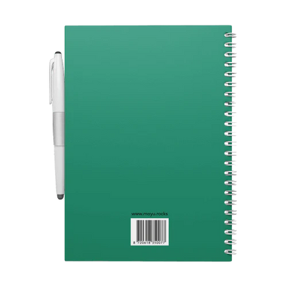 Erasable notebook A5 - Forest green | Moyu - de inKijk
