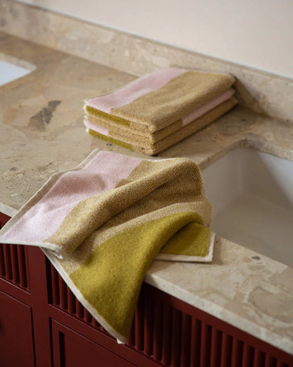 Gastendoekjes set - Lex Pott collectie - blush/olive | SUITE702