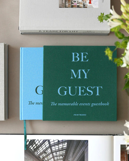 Guestbook - be my guest - green/blue | Printworks