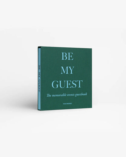 Guestbook - be my guest - green/blue | Printworks
