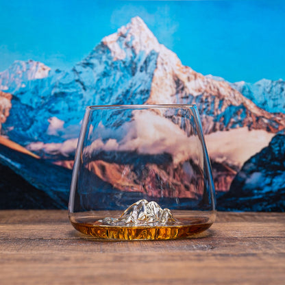 Topographic glasses - set of 2 - Everest & Mont Blanc | Alaskan Maker - de inKijk