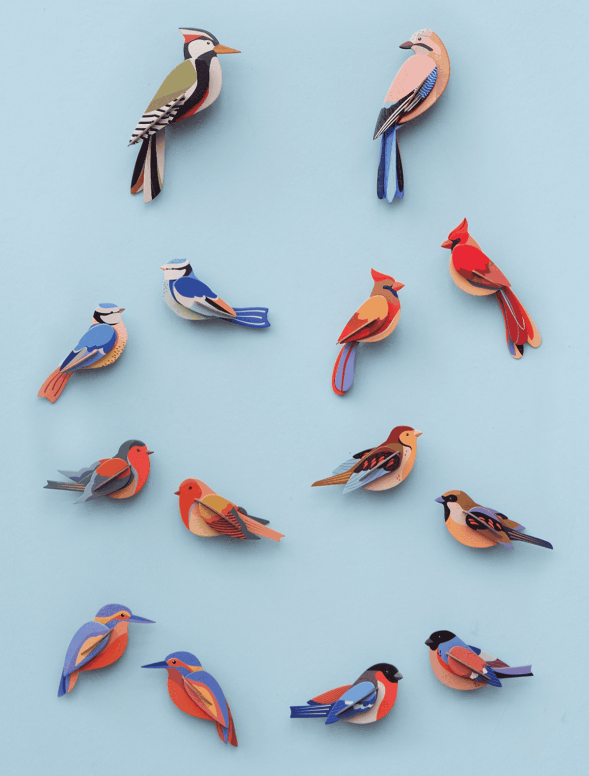 Blue Tits - muurdecoratie | Studio Roof - de inKijk