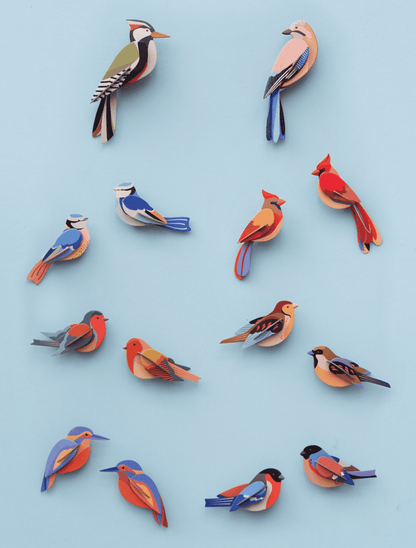 Blue Tits - muurdecoratie | Studio Roof - de inKijk
