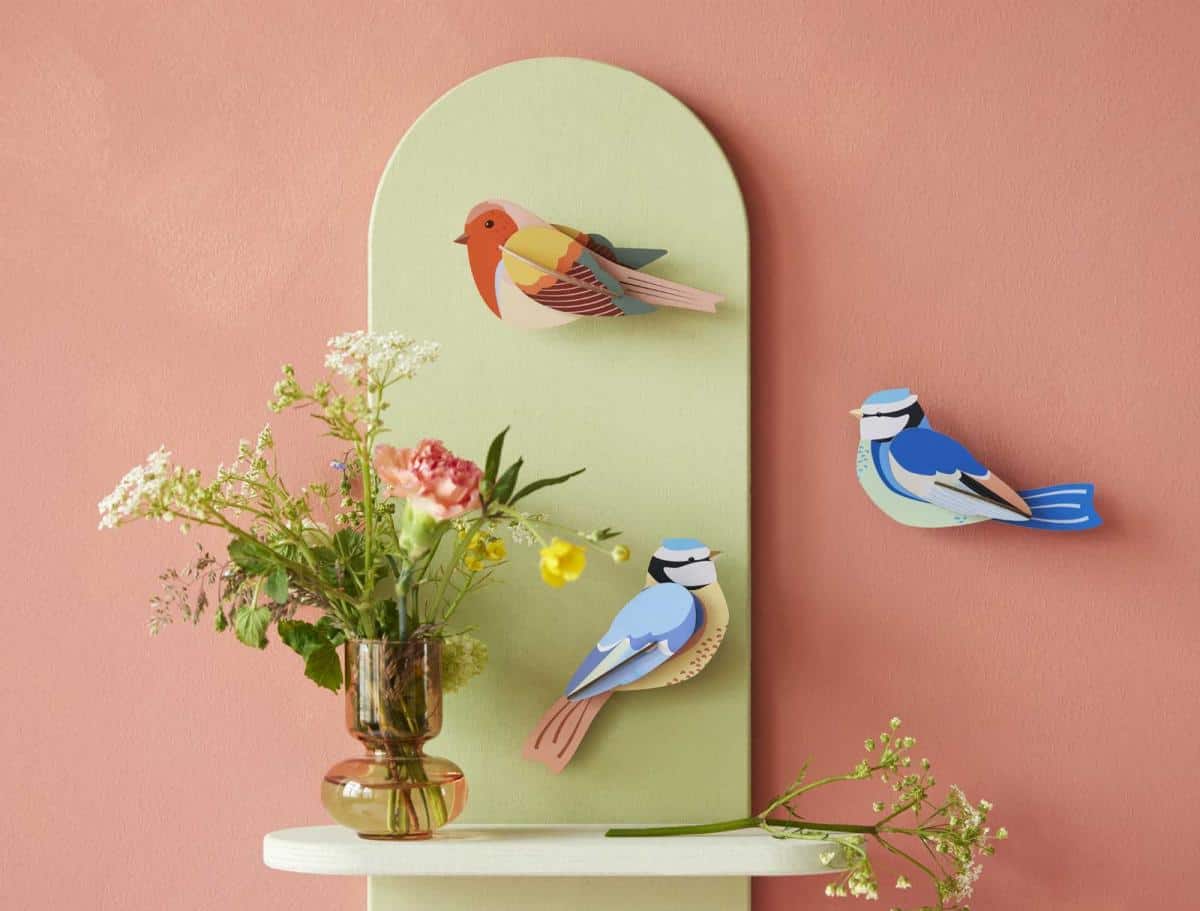 Blue Tits - muurdecoratie | Studio Roof - de inKijk