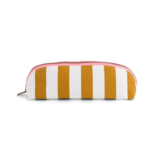 Pencil case - Gaston - Caramel Stripes | Rose in April
