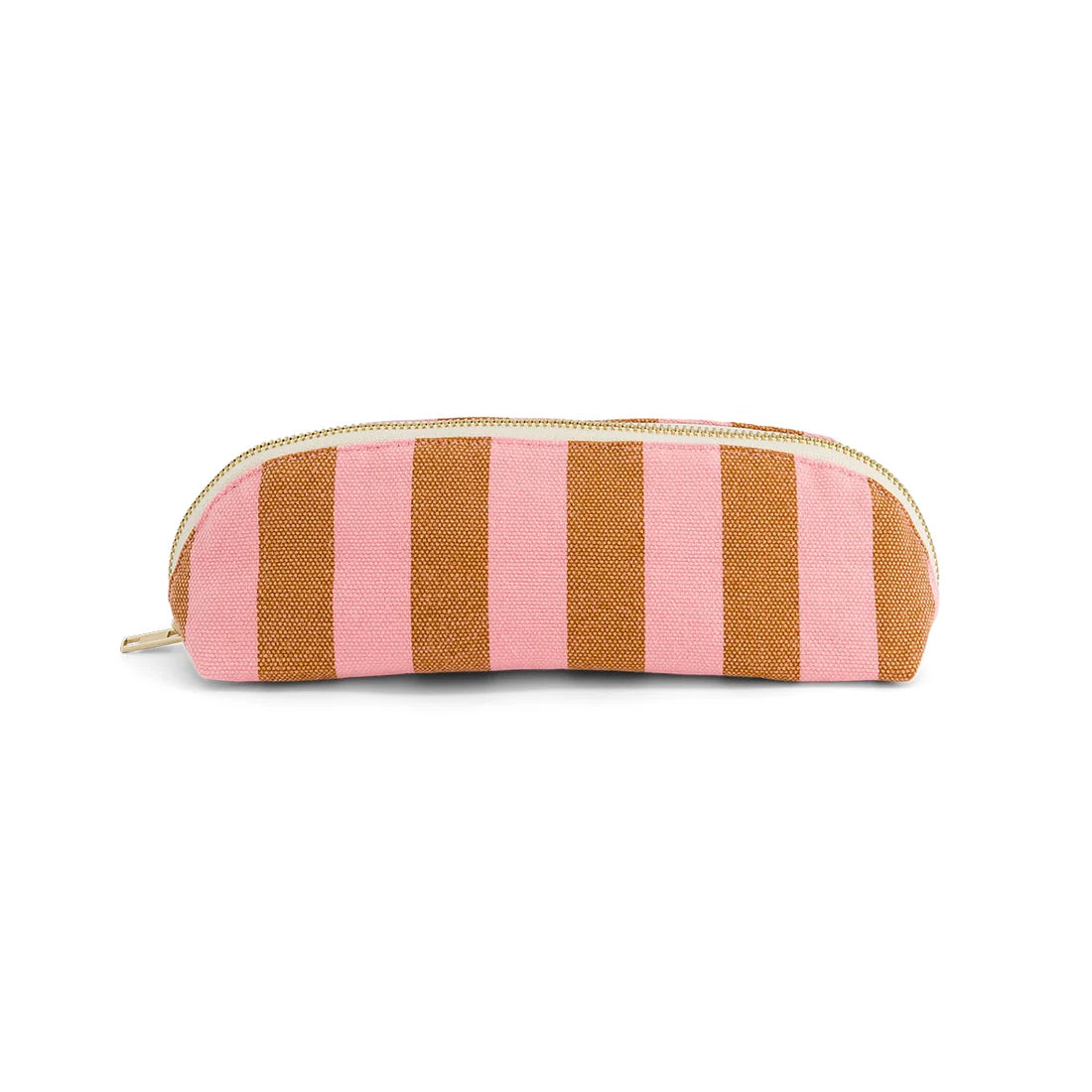Pencil case - Gaston - Caramel / Strawberry Stripes | Rose in April