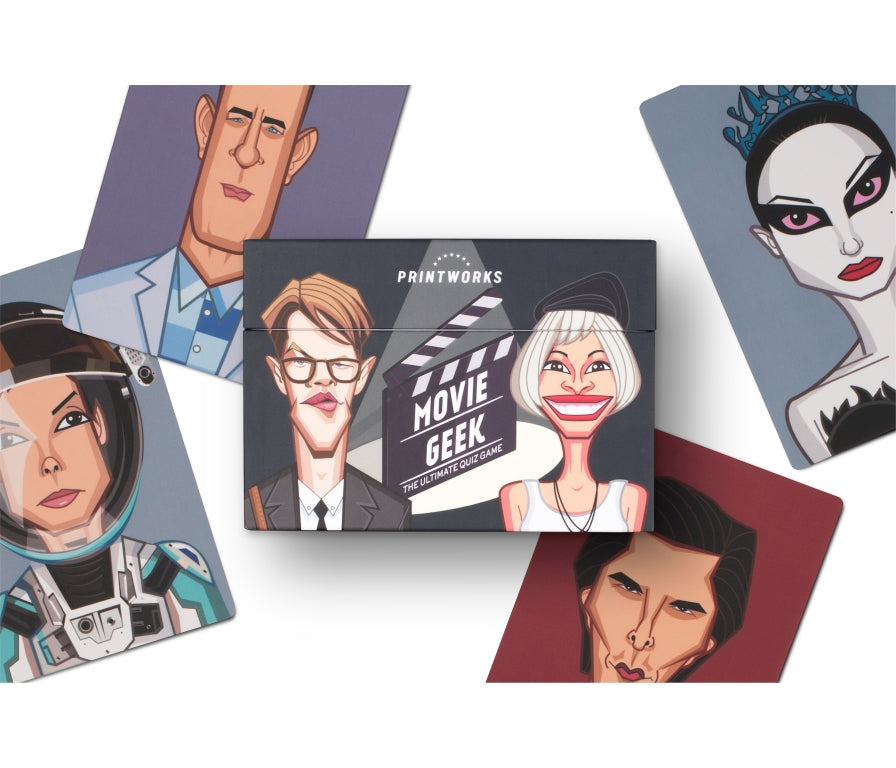 Geek Picture Questions Movie geek - the ultimate quiz game | Printworks – de inKijk
