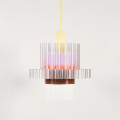 Hanglamp Gigi XL - pastelgele kabel | Warren & Laetitia - de inKijk