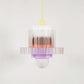 Hanglamp Gigi XL - pastelgele kabel | Warren&Laetitia