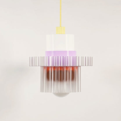 Hanglamp Gigi XL - pastelgele kabel | Warren & Laetitia - de inKijk