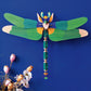 Giant Green Dragonfly - muurdecoratie | Studio Roof - de inKijk