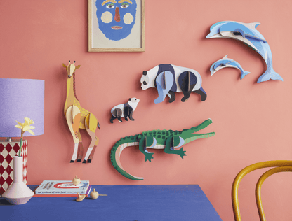 Dolphin Couple - muurdecoratie | Studio Roof