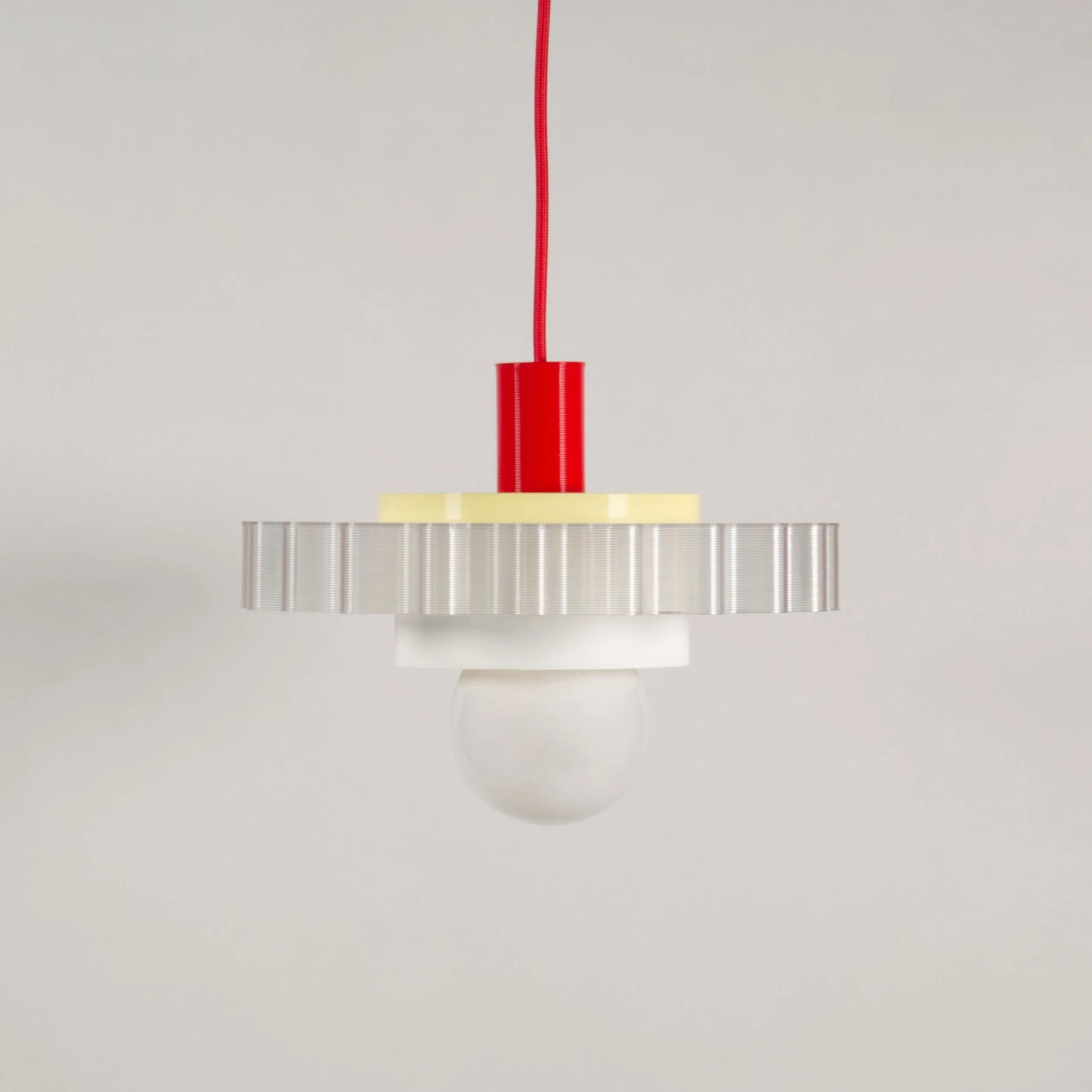 Hanglamp Gigi Nr.3- rode kabel | Warren & Laetitia