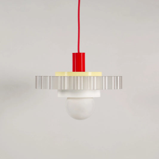 Hanglamp Gigi Nr.3- rode kabel | Warren & Laetitia