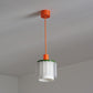 Hanglamp Gigi Nr.4 - oranje kabel | Warren&Laetitia