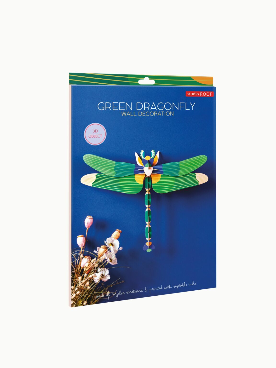 Giant Green Dragonfly - muurdecoratie | Studio Roof - de inKijk