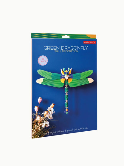 Giant Green Dragonfly - muurdecoratie | Studio Roof - de inKijk