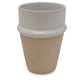 Beker wabi half wit - klein | Opjet Paris - de inKijk