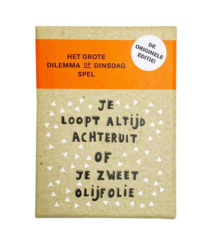 Het grote dilemma op dinsdag spel - de originele editie | BISpublishers - de inKijk