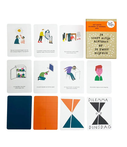 Het grote dilemma op dinsdag spel - de originele editie | BISpublishers - de inKijk