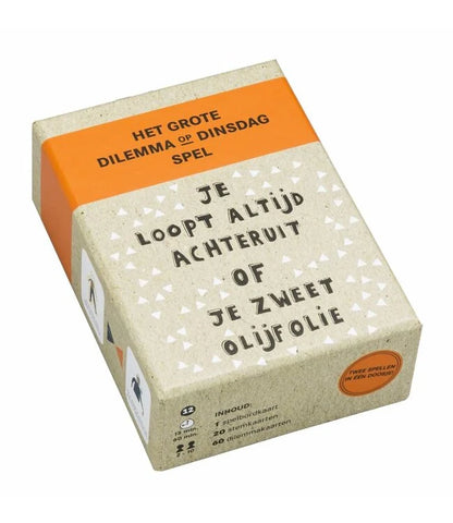 Het grote dilemma op dinsdag spel - de originele editie | BISpublishers - de inKijk