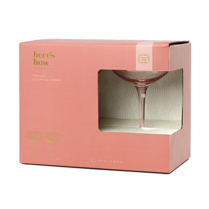 Lou Coupe Glasses - blush - set van 2 | Here's How - de inKijk