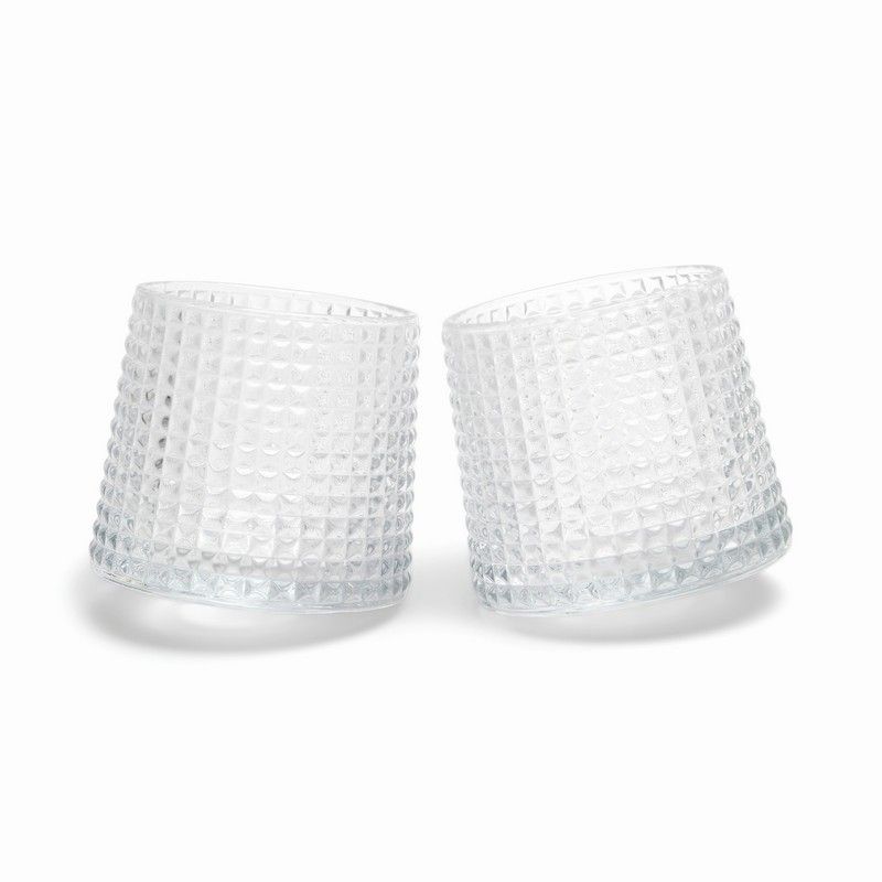 Lola Revolving Rocks Glasses - set van 2 | Here's How - de inKijk