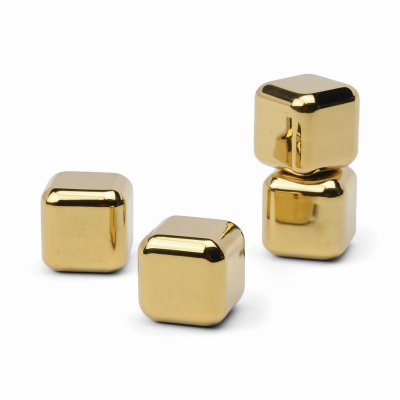 Ruby Cocktail Chillers - gold - set van 4 | Here's How