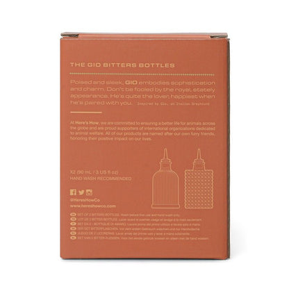 Gio Bitters Bottles | Here's How