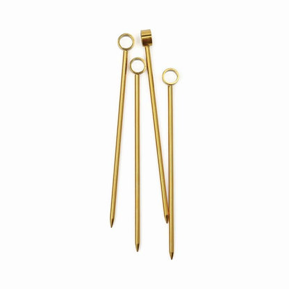 The Owen Cocktail Picks - gold - set van 4 | Here's How - de inKijk