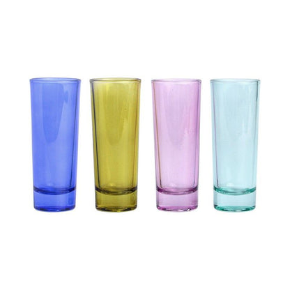 The Gracie shot glasses - assorted colours - set van 4 | Here's How - de inKijk