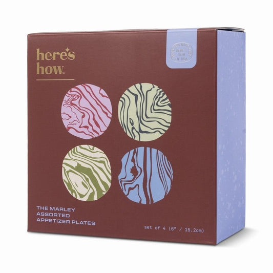 The Marley Appetizer Plates - set of 4 | Here's How