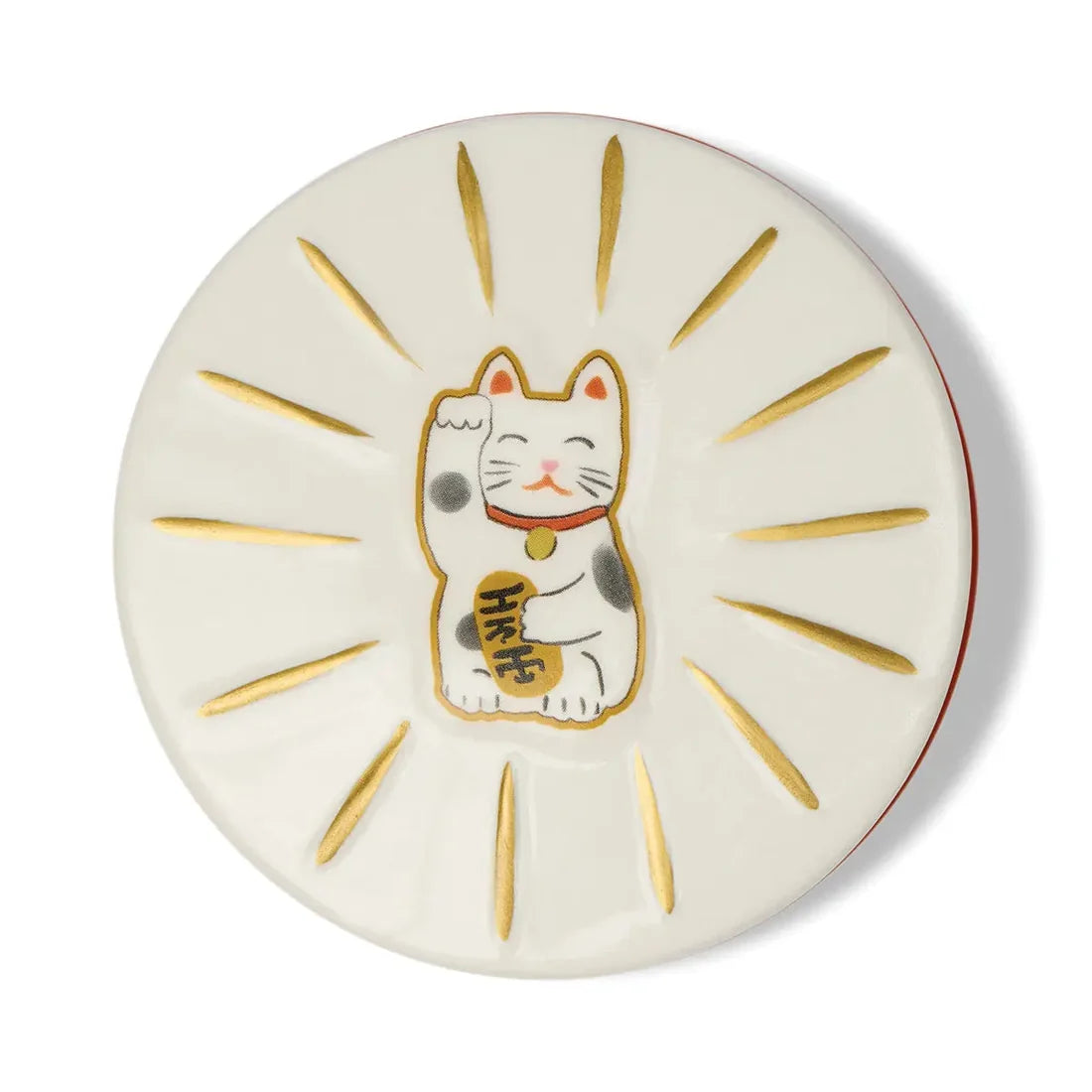 Charmed Green Glass Candle with Lucky Cat Lid - Wild Neroli | Paddywax